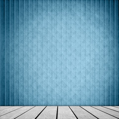 Old Interior Design With Vintage Grunge Wallpaper