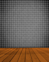 Old Interior Design With Vintage Grunge Wallpaper