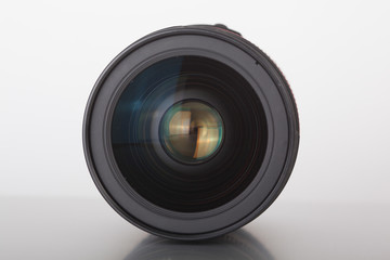 Close up of camera lens - obrazy, fototapety, plakaty