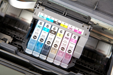 Multiple printer cartridges