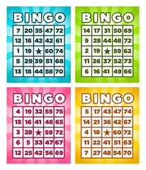 Obraz premium Bingo Cards