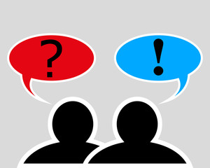 conversation between two people