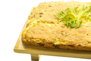 Pie with cheese