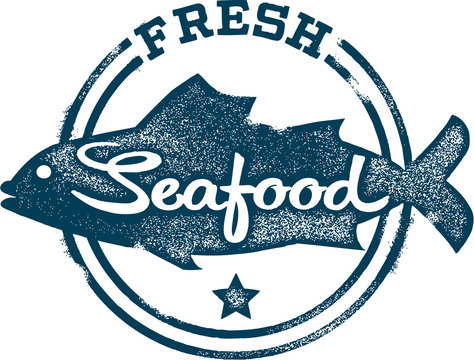 Fresh Seafood Stamp