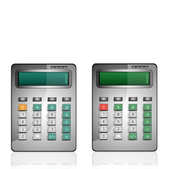 calculatrice &eacute;crans verts