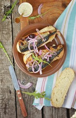 mackerel sandwich