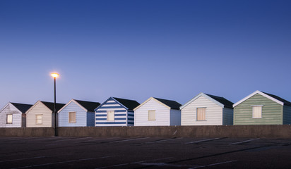 Beach Huts at Southwold, Suffolk, UK