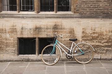 Vintage Bicycle at Cambridge, UK
