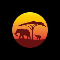 Logo Safari in Africa