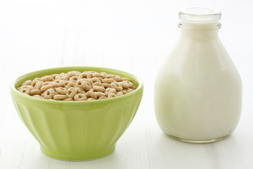 Delicious and healthy honey nuts cereal