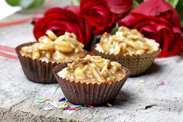 Toffee cupcakes