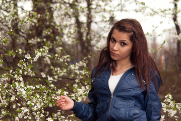 girl in park