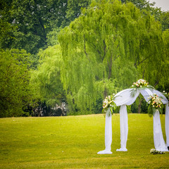 wedding at lawn