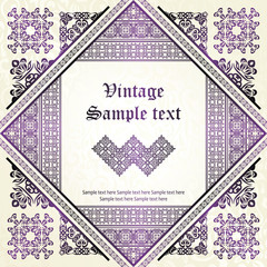 Vintage seamless background with abstract pattern