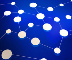 Blue Network Background