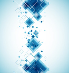 Naklejka premium Blue technology background. Vector