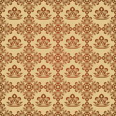 Fototapeta premium Seamless vintage background. Seamless wallpaper