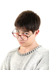 Young Man in Glasses