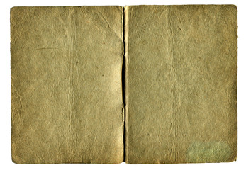 Old Empty Book Isolated