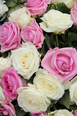 Bridal bouquet in pink and white