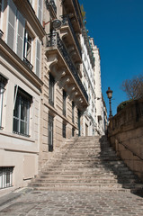 Fototapeta na wymiar escaliers à Paris