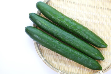 Cucumber isolated on white background