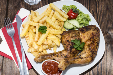 Portion of Chicken Legs