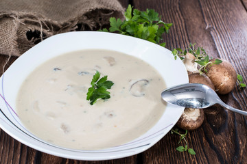 Homemade Mushroom Soup