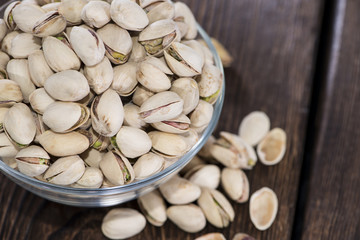 Pistachios in a bowl
