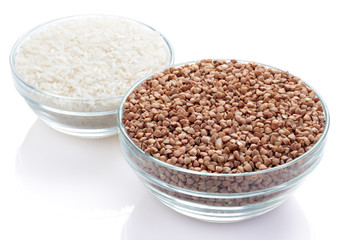 rice and buckwheat