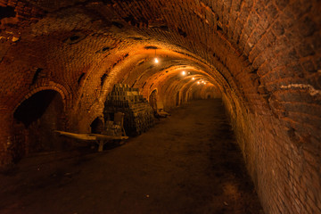 Fototapeta premium Restored ring oven of a brickyard