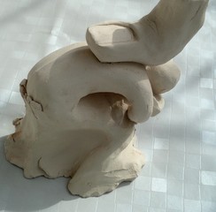 Skulptur Mensch Bedrückt Unikat