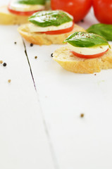 Caprese sandwiches