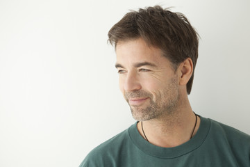 Obraz premium Dreaming Man Looking Away