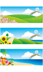 Fototapeta premium 夏の風景