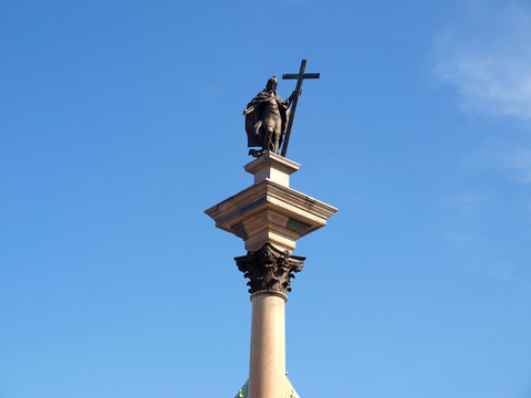 Fototapeta Sigismund column from Warsaw
