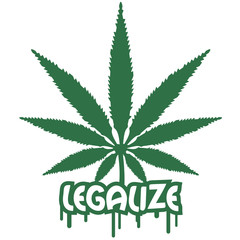 Legalize Weed Graffiti