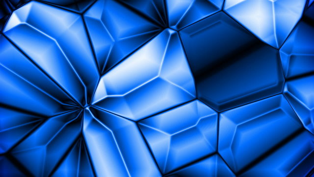 Blue crystalline background (seamless loop)