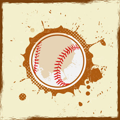 Vintage grunge baseball - 51332524