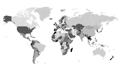 Obraz premium World map