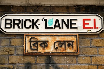 Brick Lane street signal in London, United Kingdon
