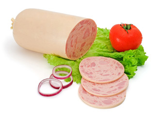 Bologna sausage with ham