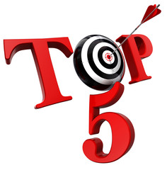 top five with target