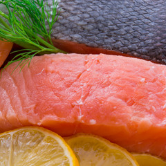 salmon raw
