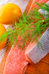 salmon raw