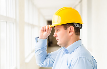 Happy Young Engineer Portrait