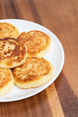 delicious traditional cheese pancakes