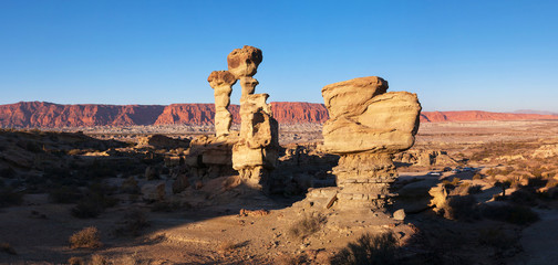 Moon Valley, national park Ischigualasto, San Juan, Argentina