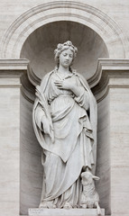 Obraz premium Neoclassic Marble Statue in its Niche