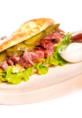Beef sandwich